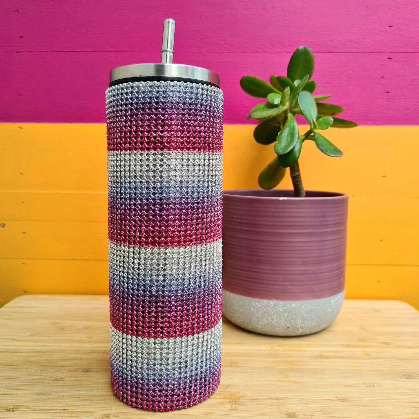 Rhinestone Stainless Steel Tumblers