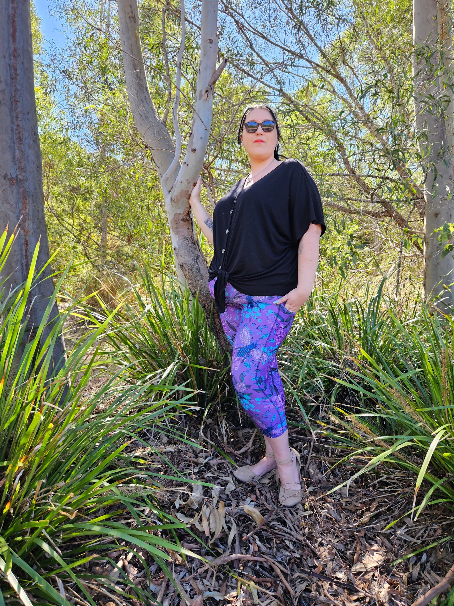 Beeutiful Garden Pocket Leggings