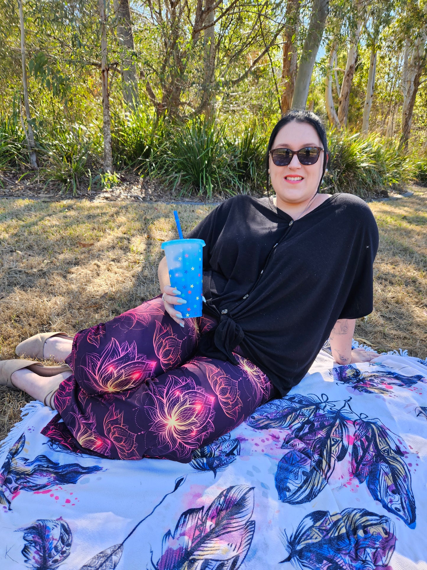 Pink Lotus Lounge Pants