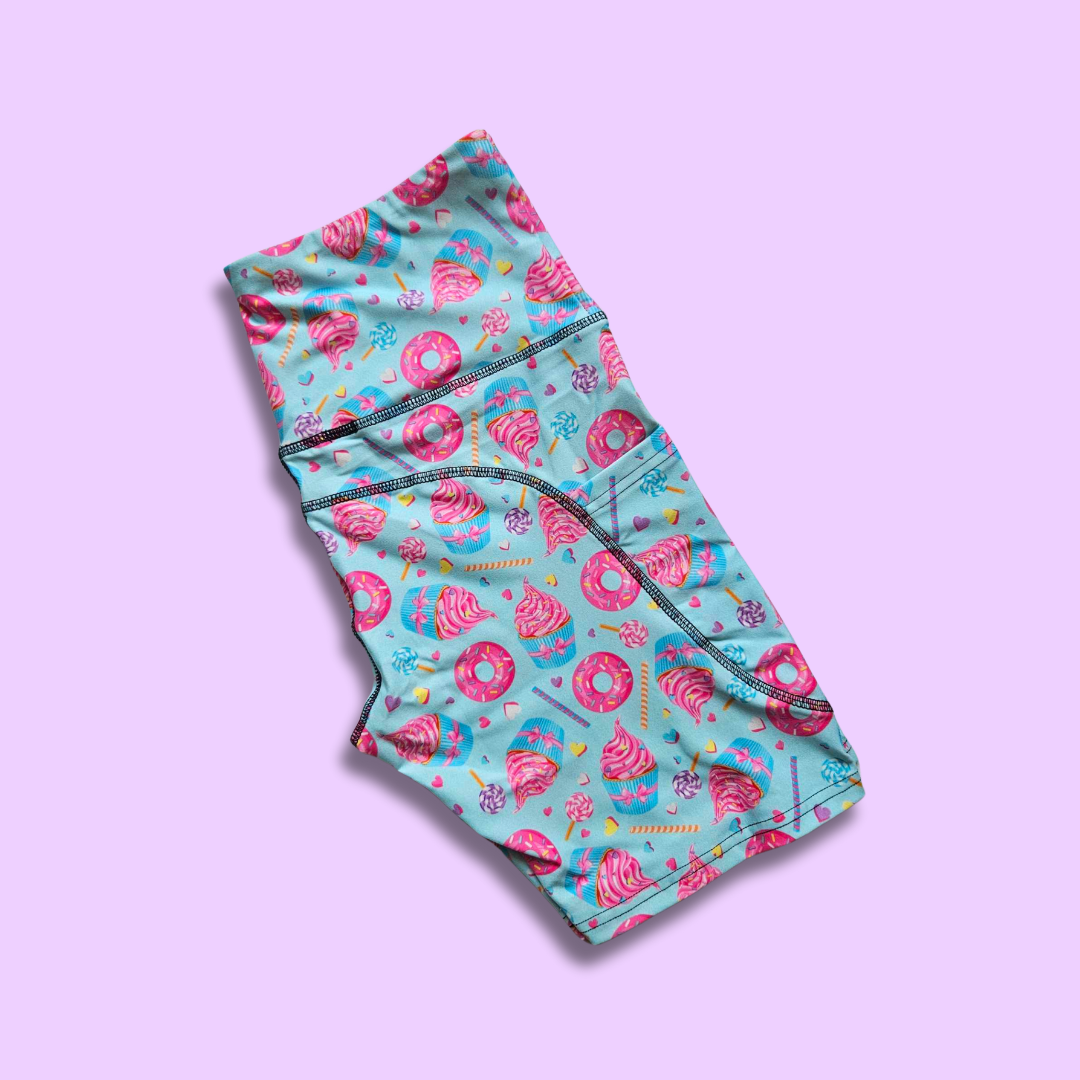 Cupcakes Bike Shorts