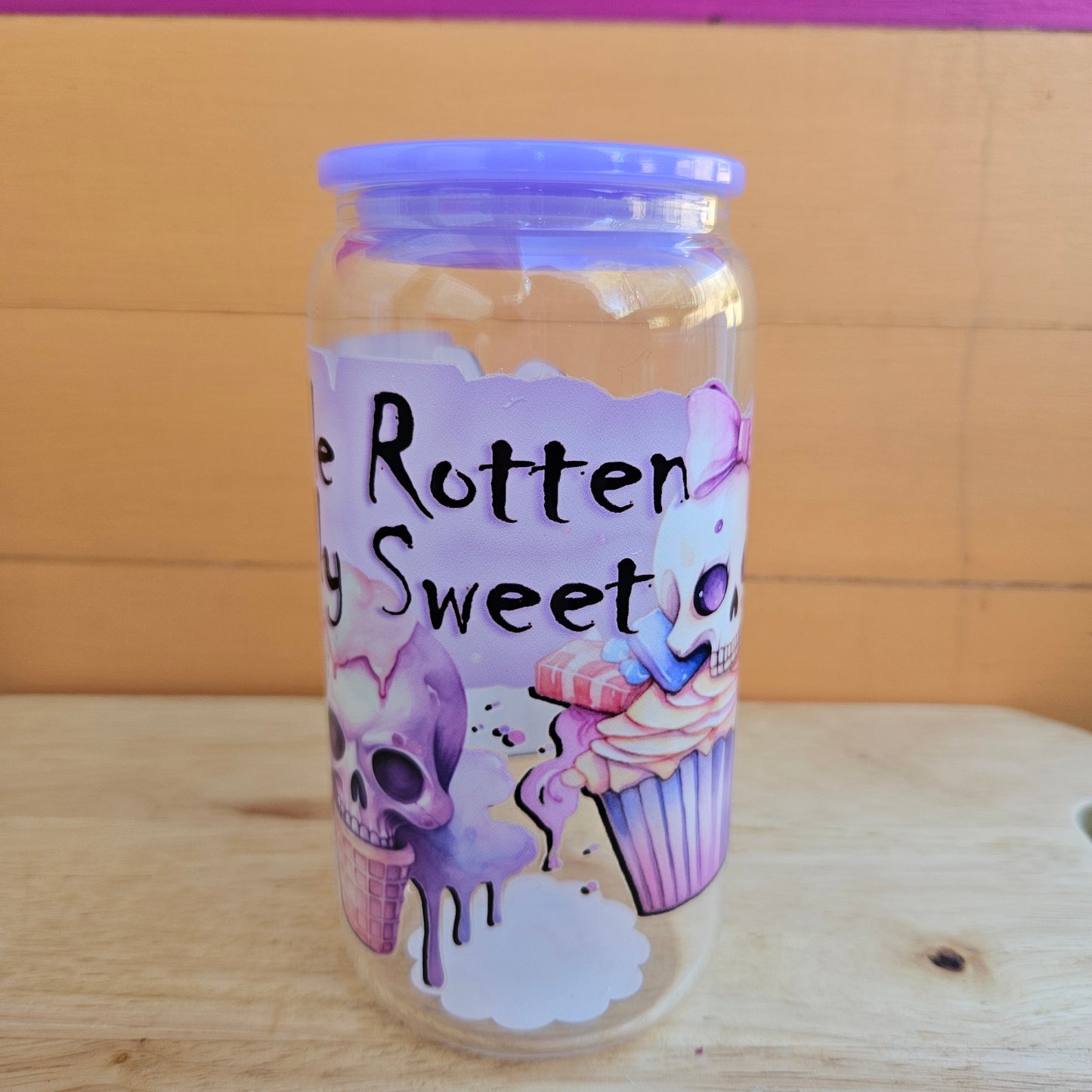 A Little Rotten Clear Glass Tumbler - 16oz
