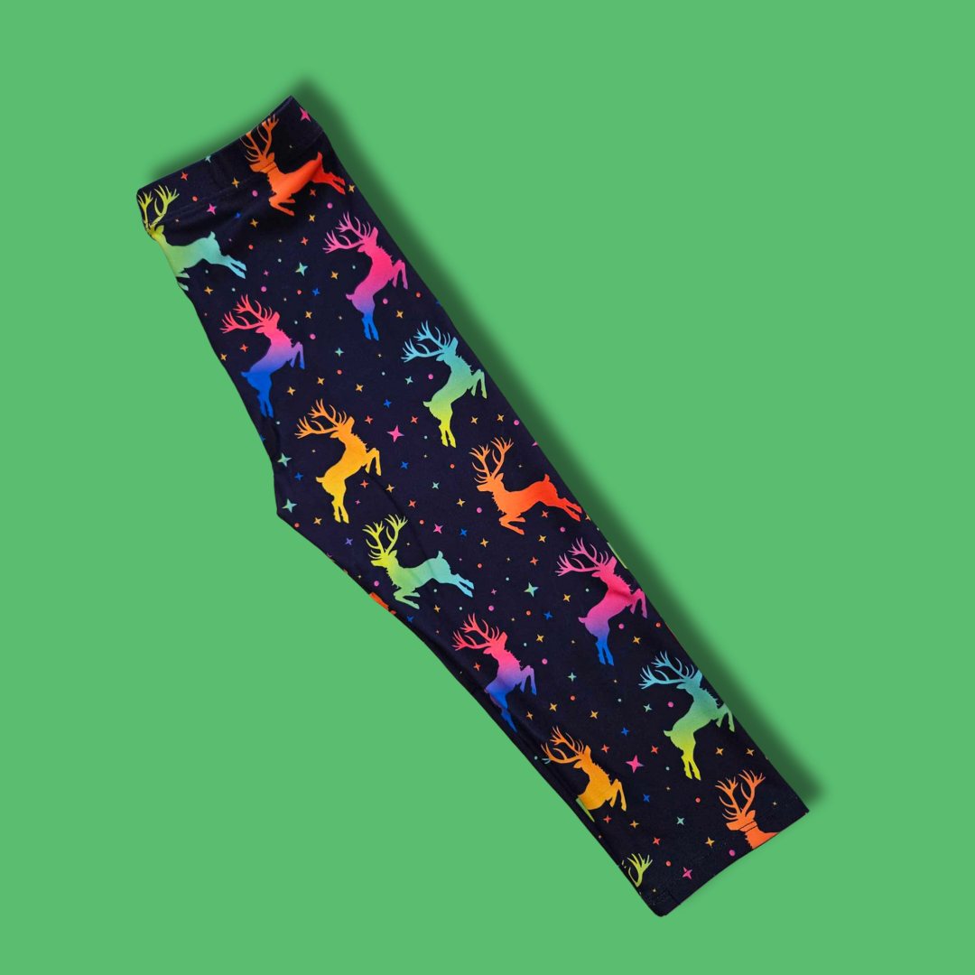 Reinbow Deer Kids Leggings