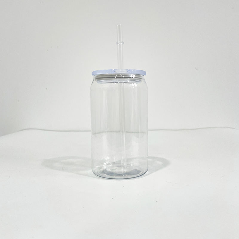 Coloured plastic can cup with matching lids - 16oz *IN STOCK*