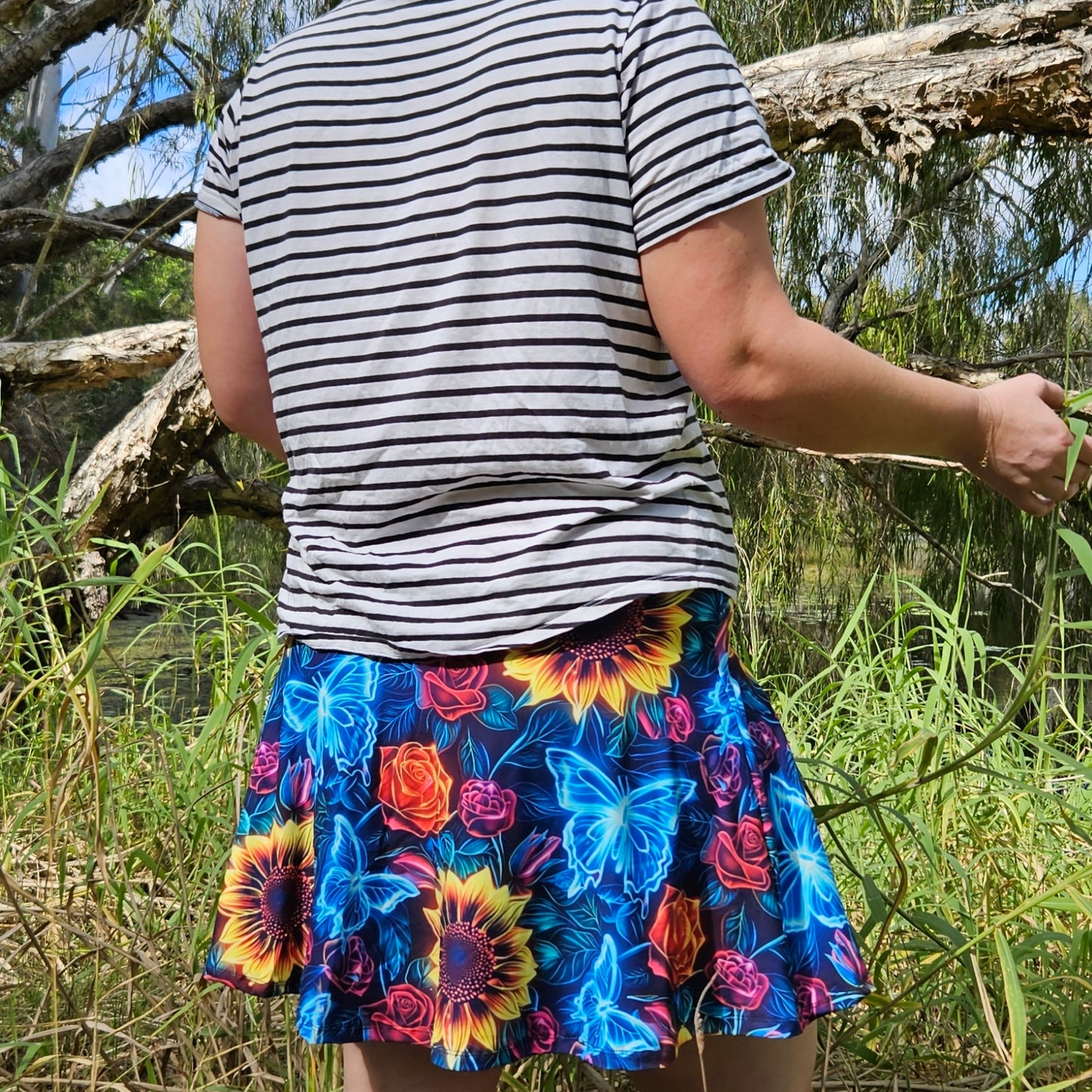 Neon Garden Skort