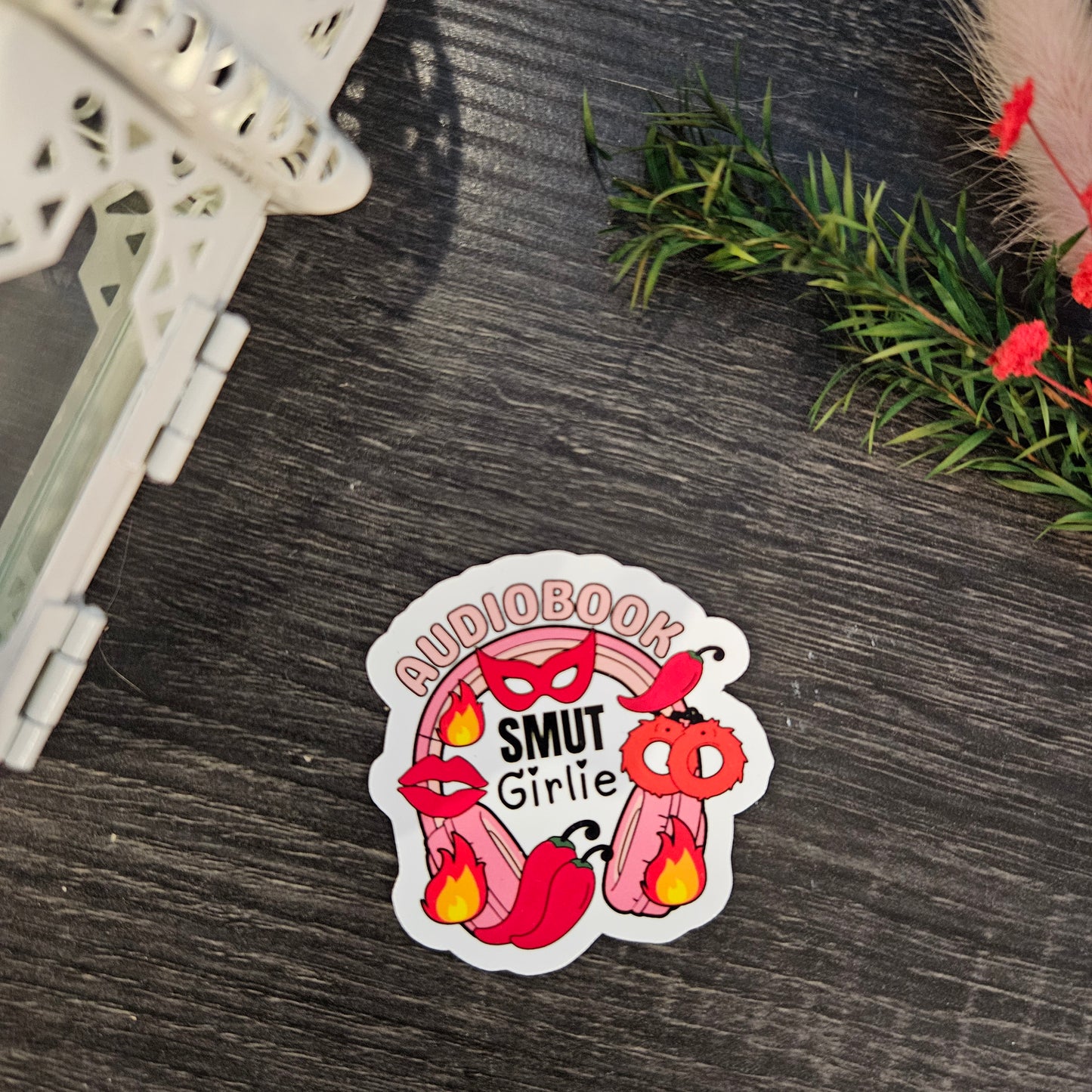 Audiobook Smut Girlie Sticker