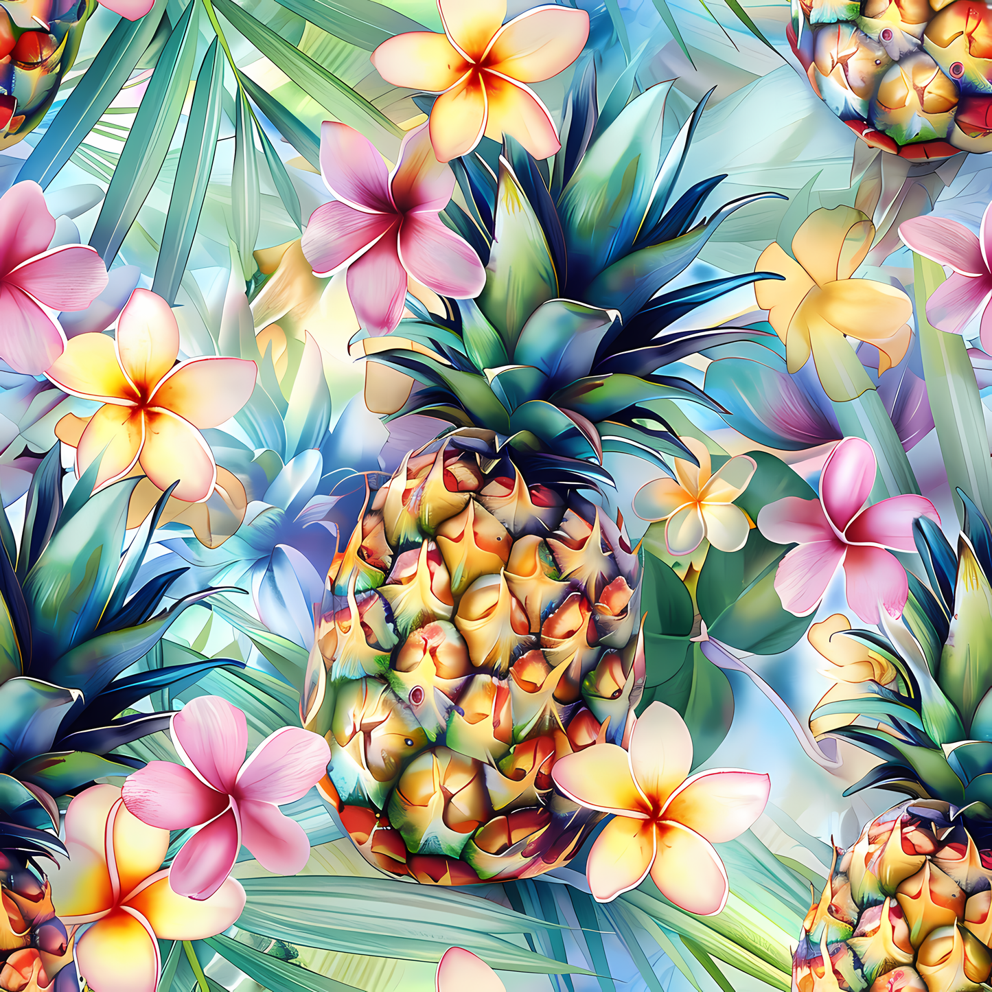 Pineapple Paradise Bike Shorts