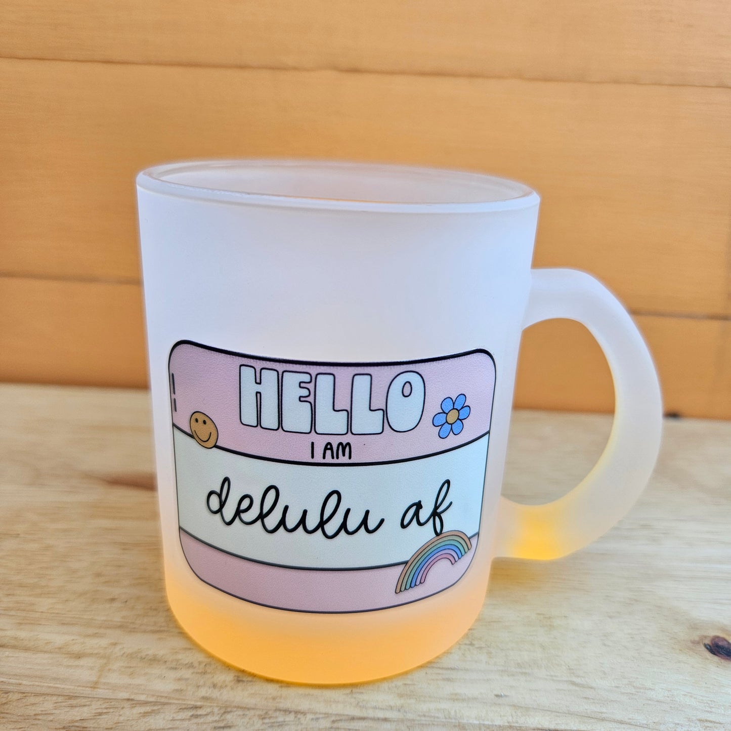 Ombre Coloured Glass Mugs - 11oz (325ml)