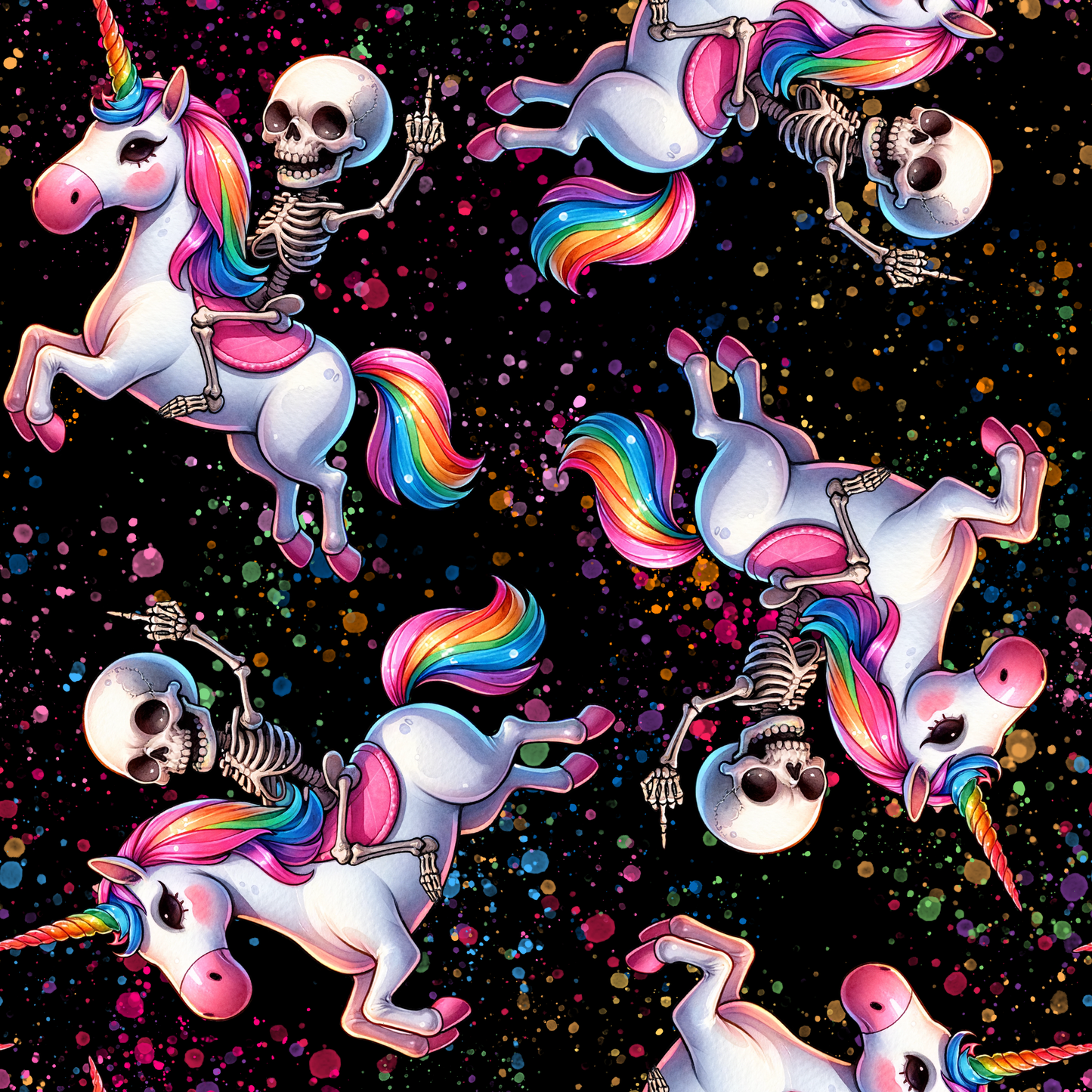 IDGAF Skelecorn Skort