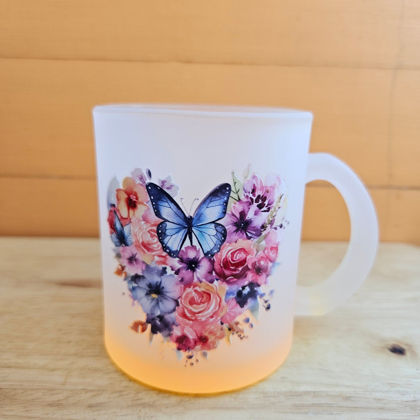 Ombre Coloured Glass Mugs - 11oz (325ml)