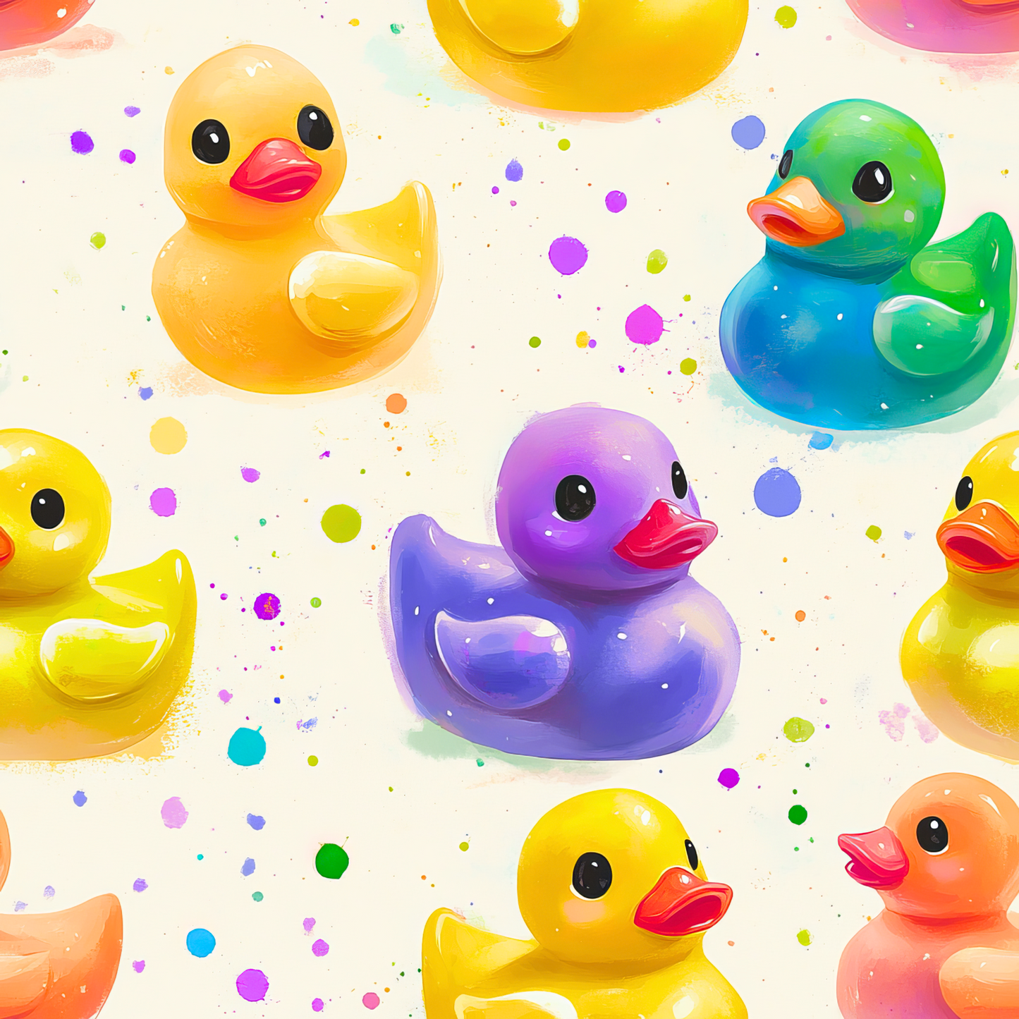Rainbow Duckies Skort