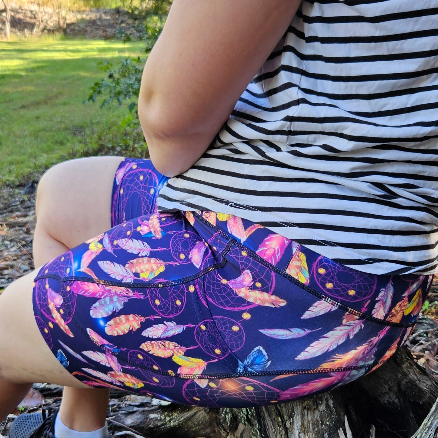 Butterfly & Dreams Bike Shorts