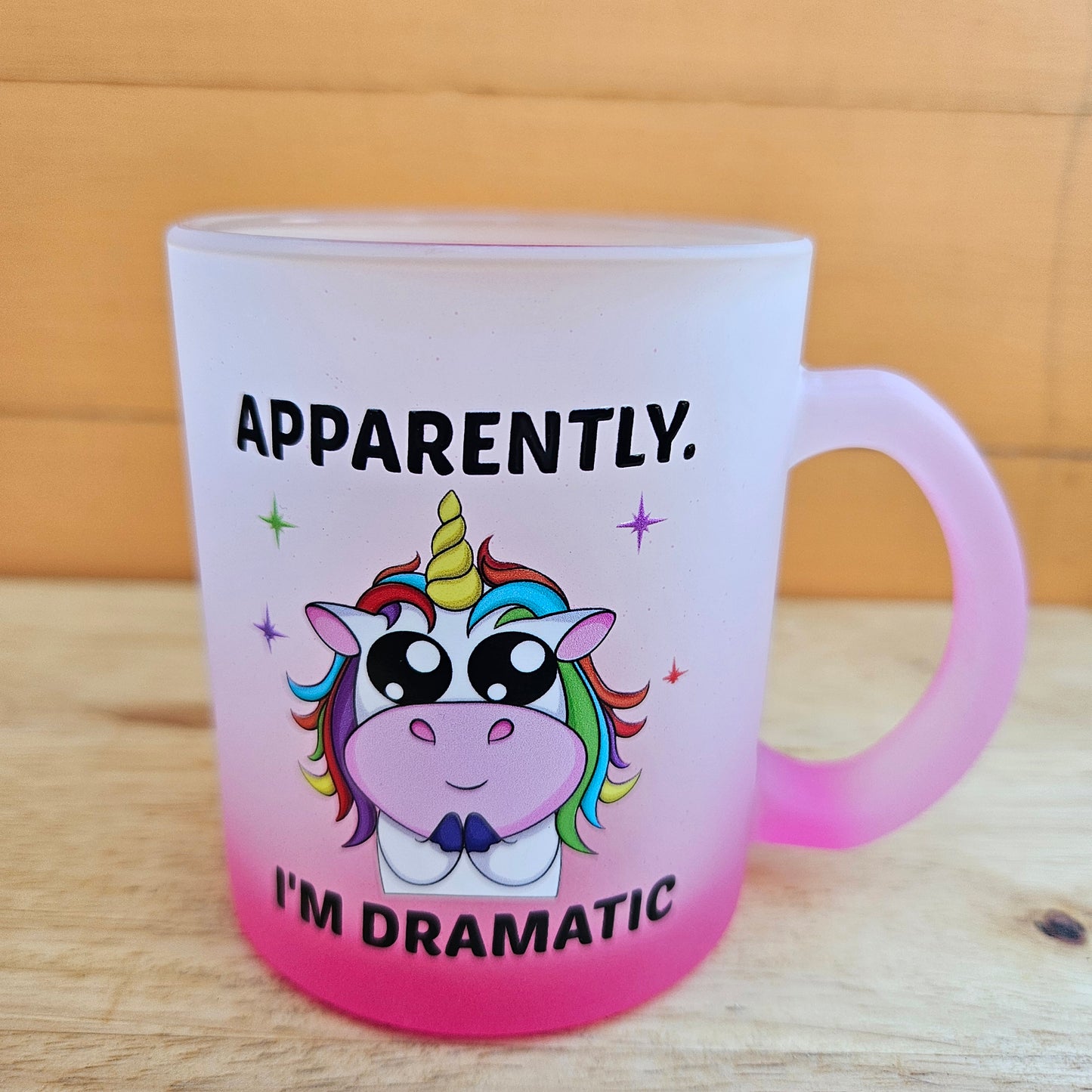 Ombre Coloured Glass Mugs - 11oz (325ml)