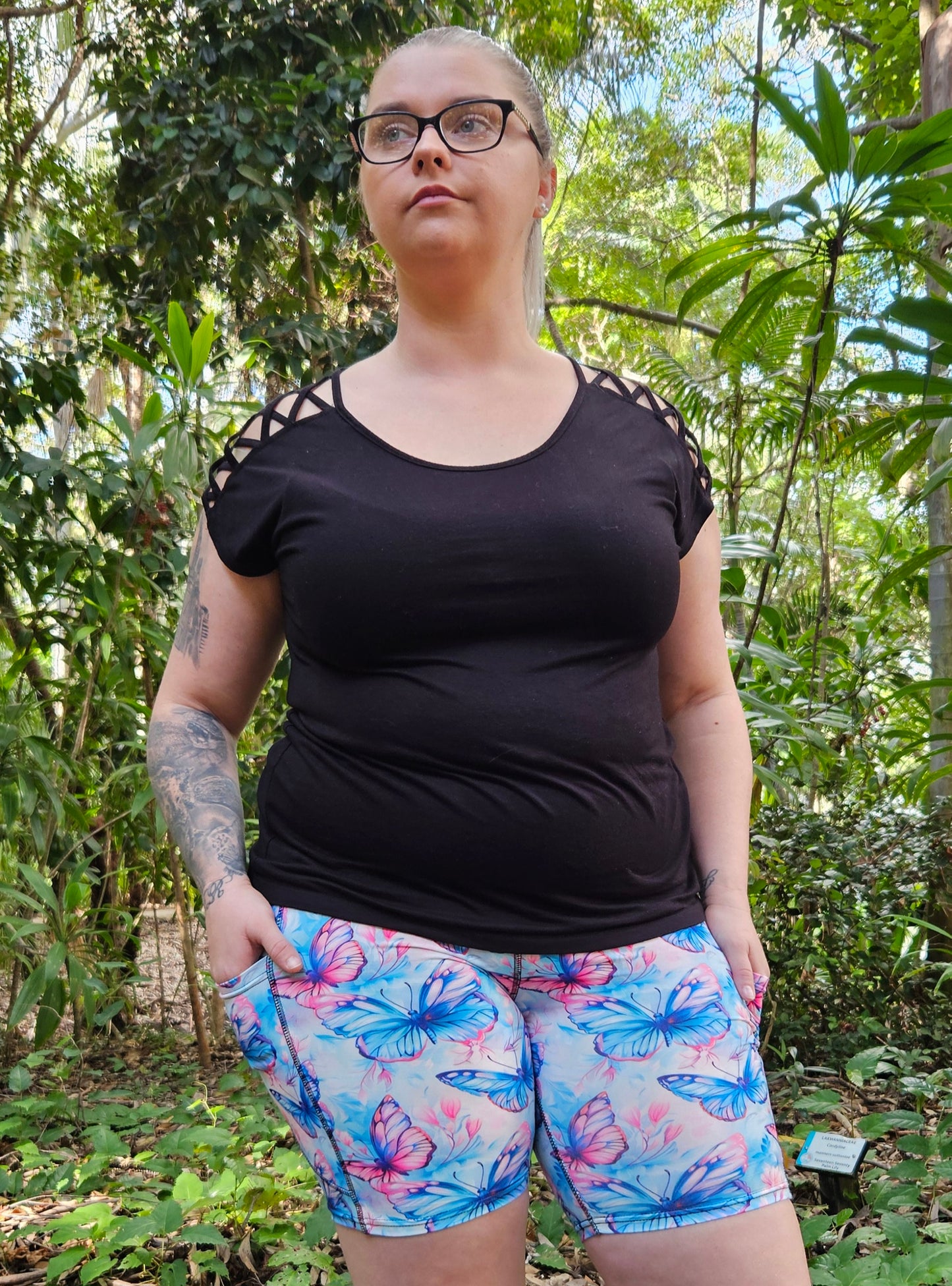 Butterfly Lover Bike Shorts