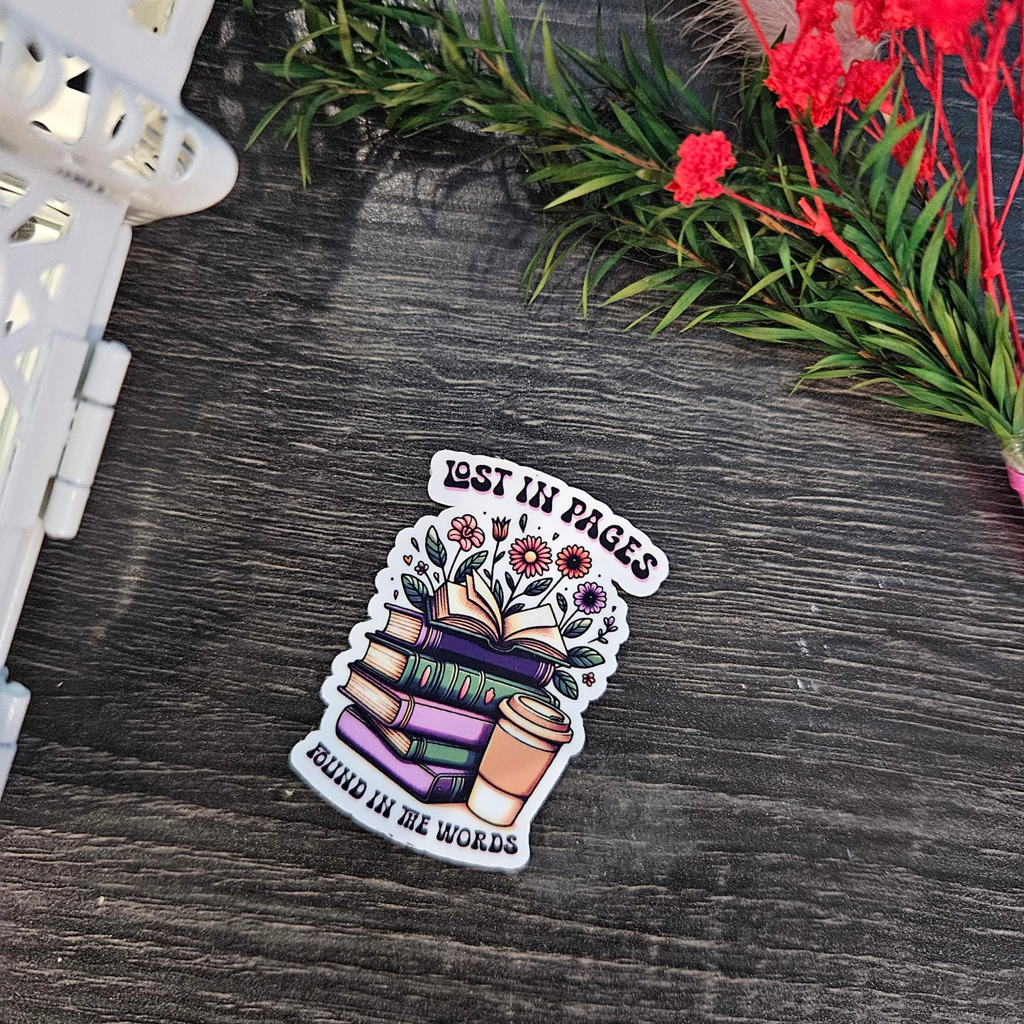 Lost in the pages Sticker
