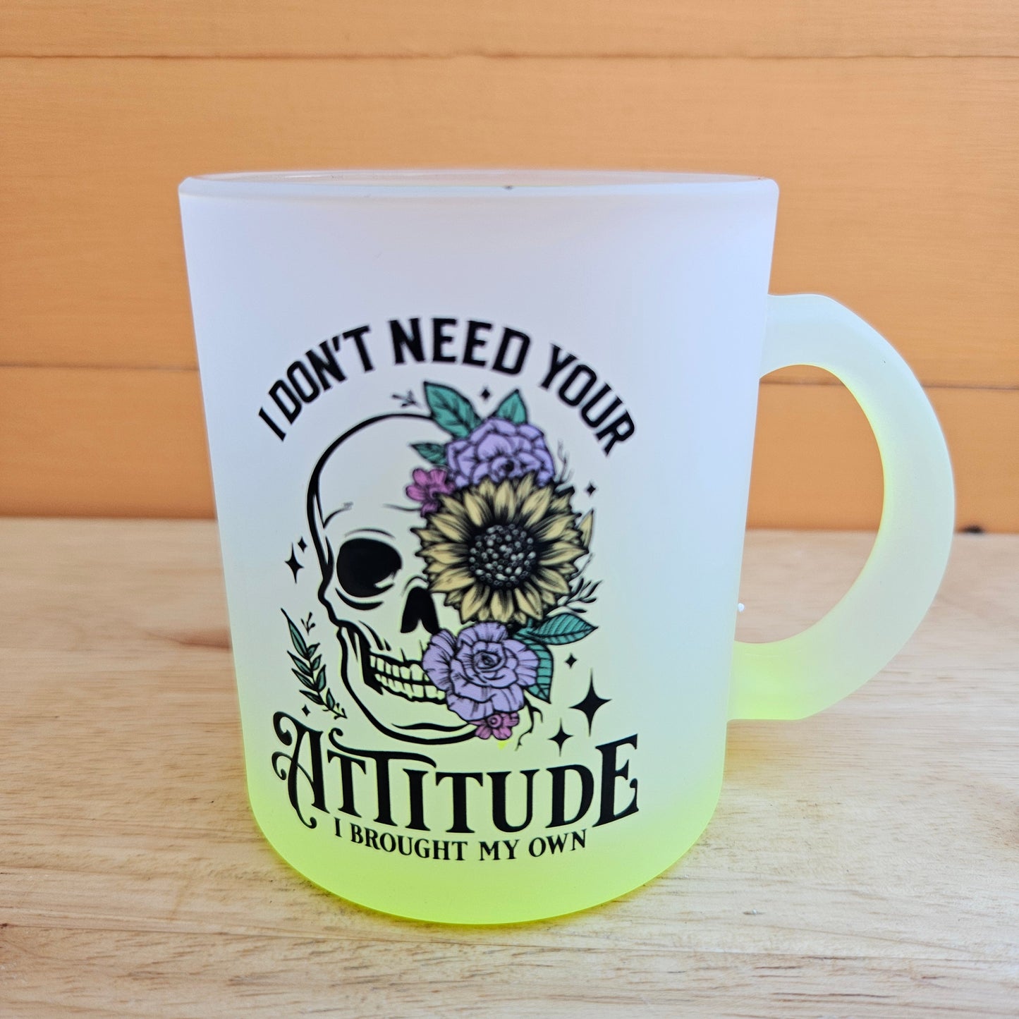 Ombre Coloured Glass Mugs - 11oz (325ml)
