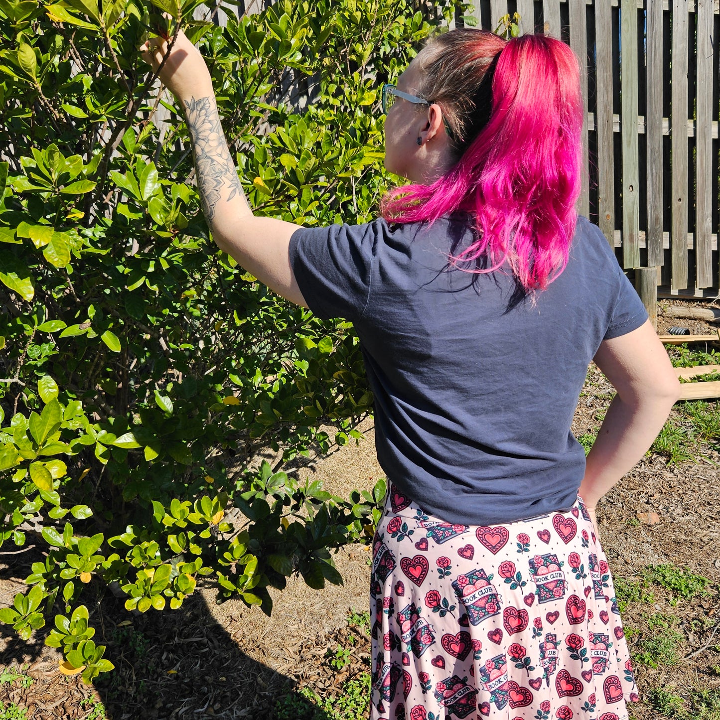 Romance Lovers Book Club Skort