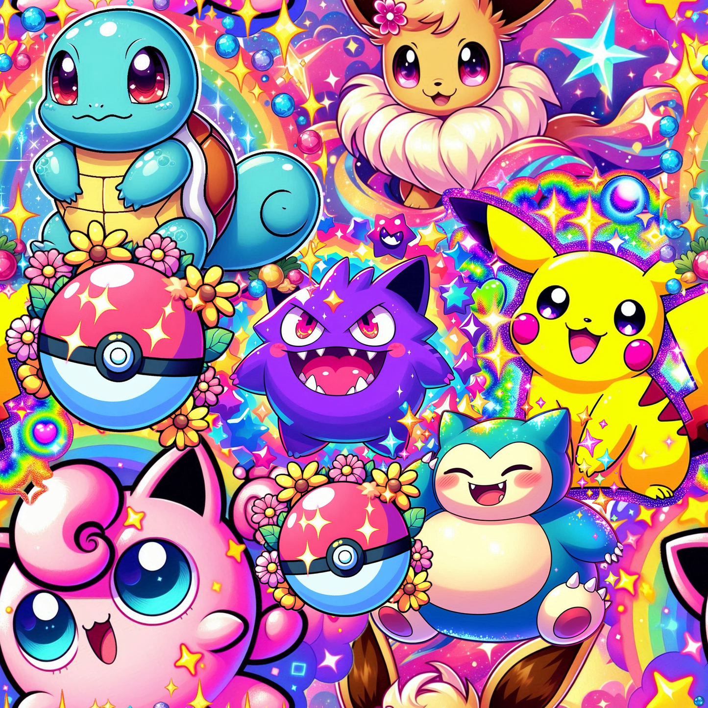 Gotta Catch 'em All Kids Bike Shorts