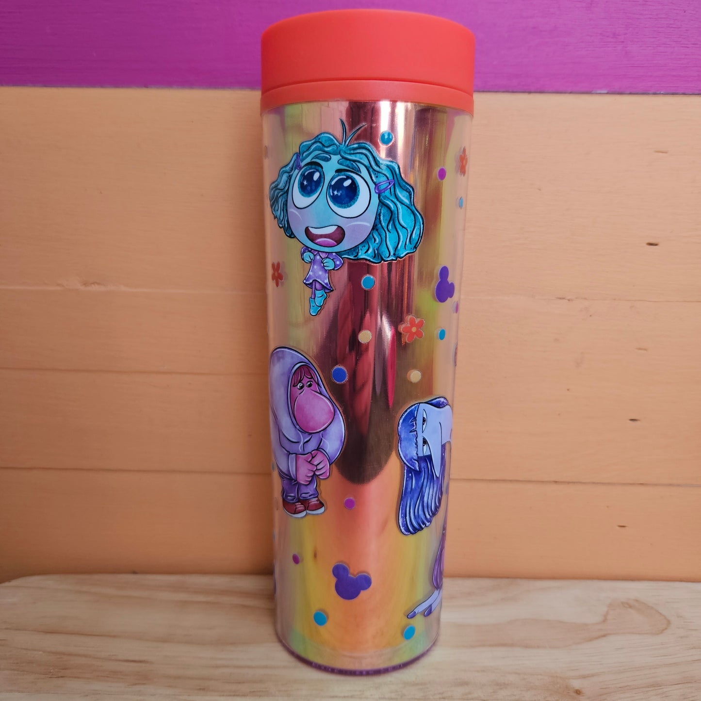 Emotions Plastic Iridescent Tumbler