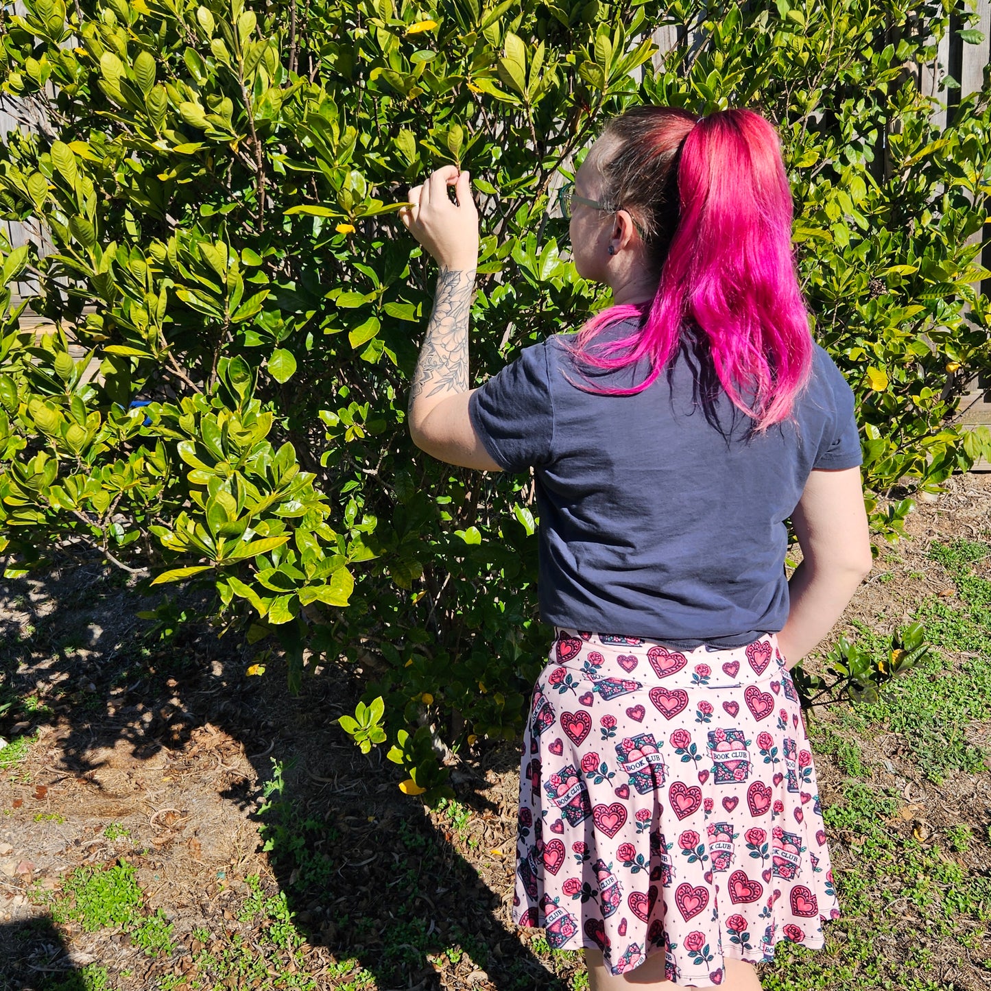 Romance Lovers Book Club Skort