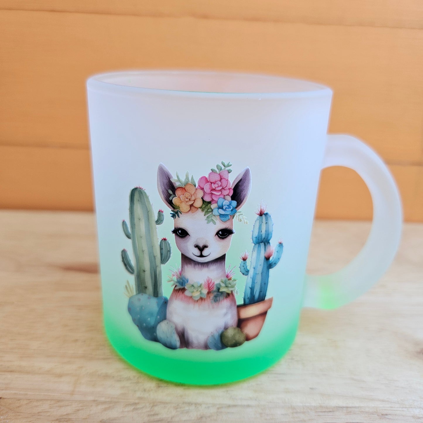 Ombre Coloured Glass Mugs - 11oz (325ml)