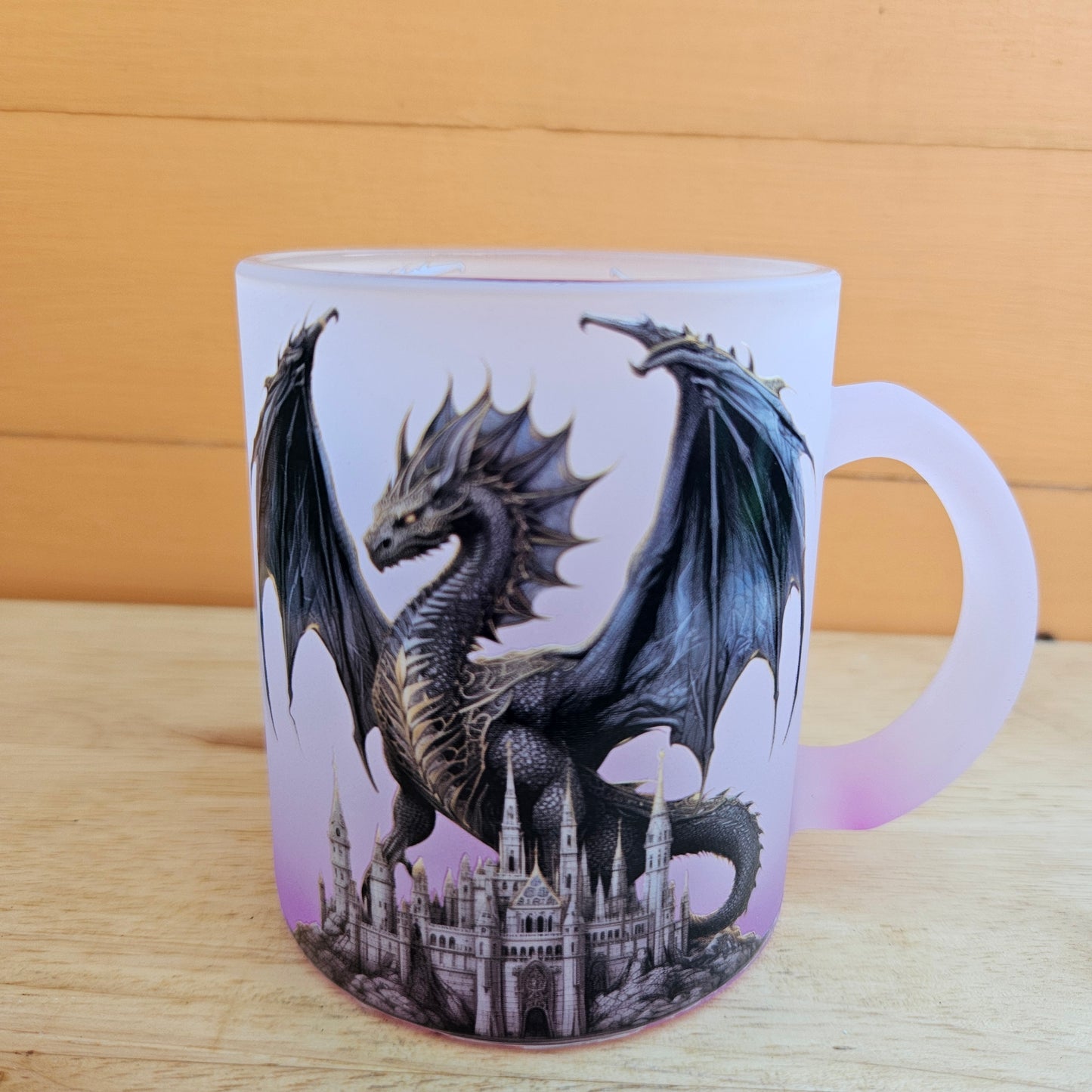 Ombre Coloured Glass Mugs - 11oz (325ml)