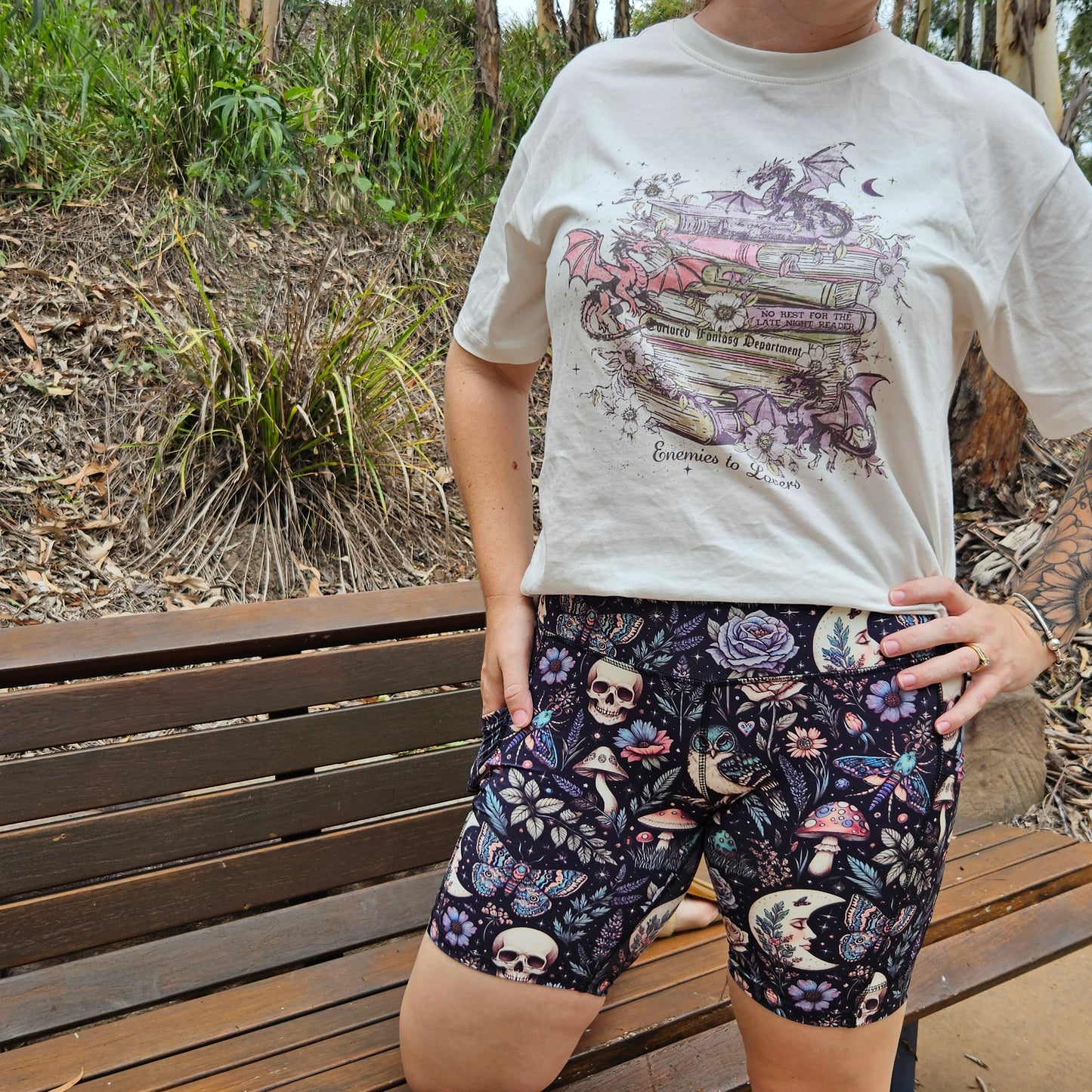 Dark Garden Bike Shorts