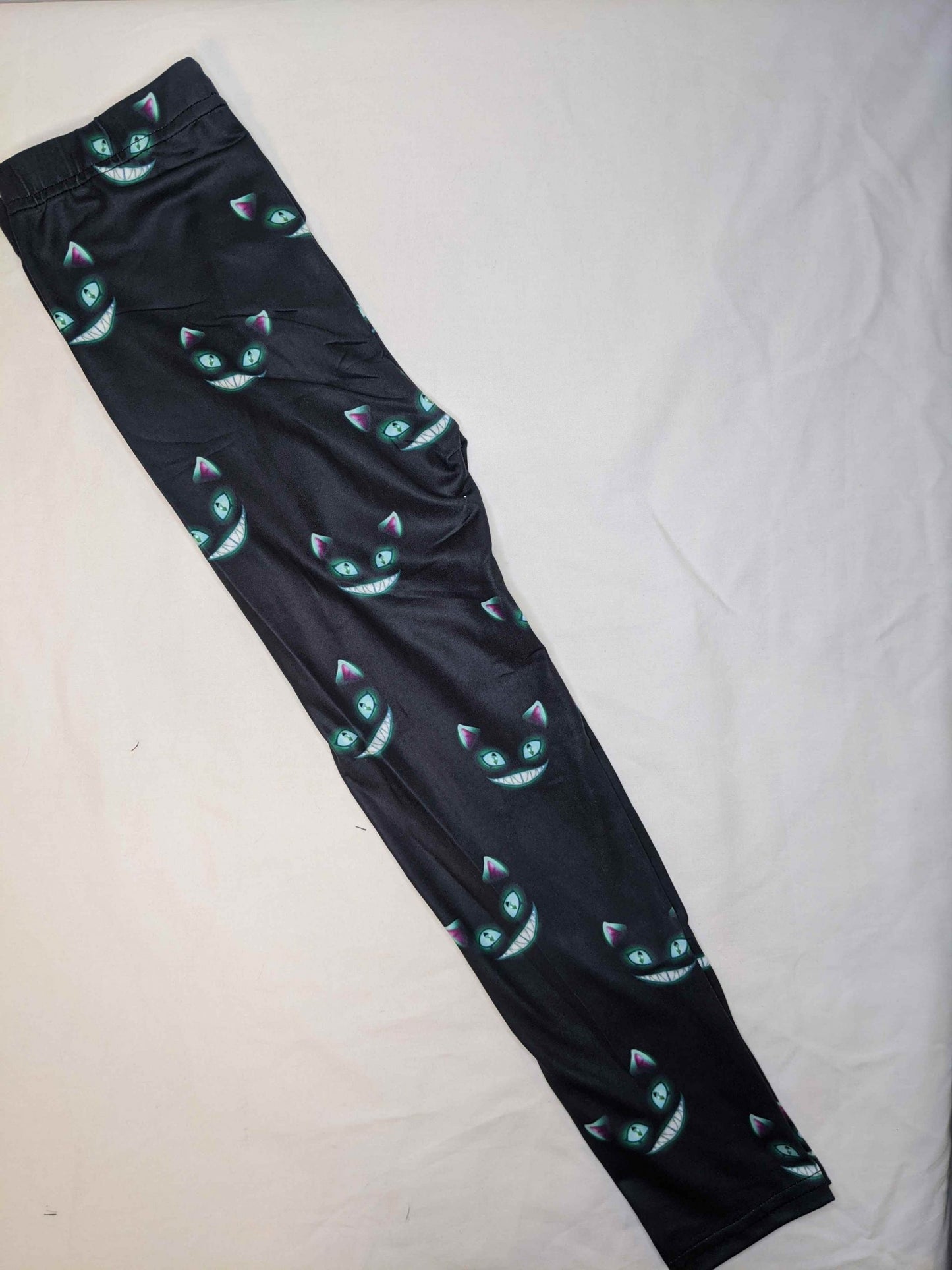 Creepy Cat Kids Leggings