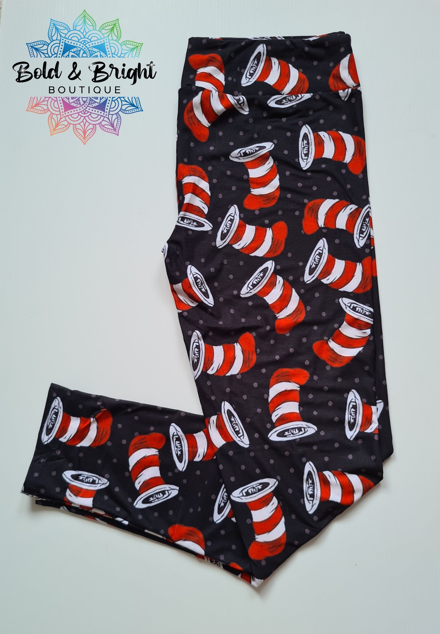 Striped Hat Yoga Band Full Length