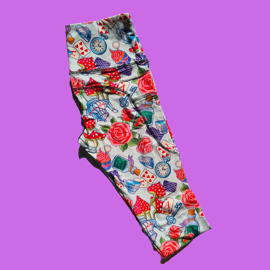 White Rabbit Leggings w/ Pockets