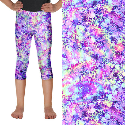 Chunky Glitter Kids Leggings