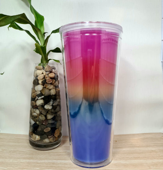 Acrylic Rainbow Colour Changing Tumbler