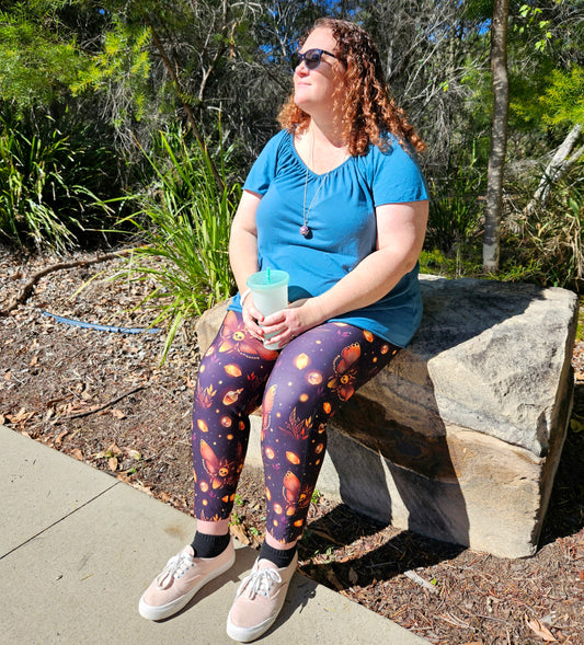 Moth & Crystal Pocket Leggings