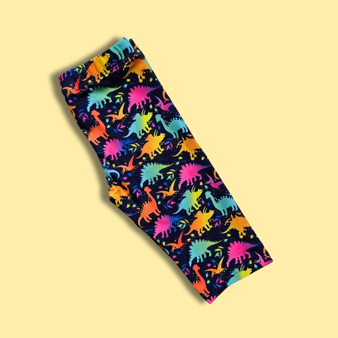 Rainbow Dinos Kids Leggings