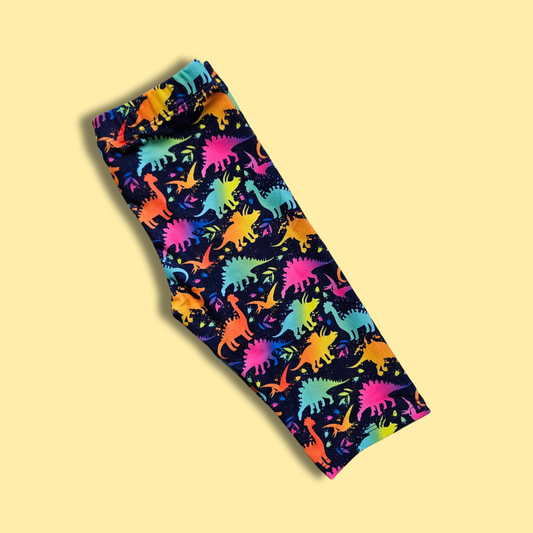 Rainbow Dinos Kids Leggings
