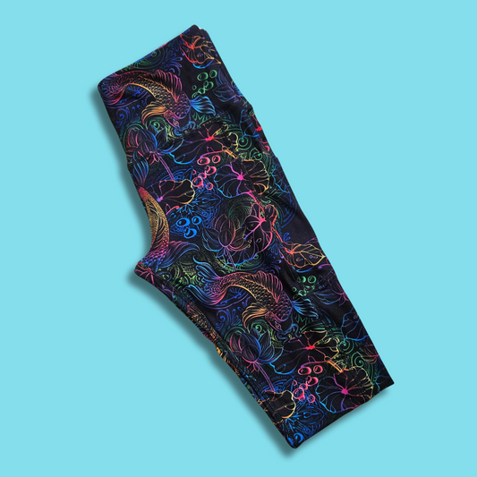 Koi Fish Capri Leggings