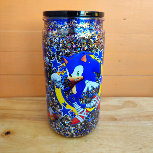 S0nic Snow Globe Tumbler - 16oz