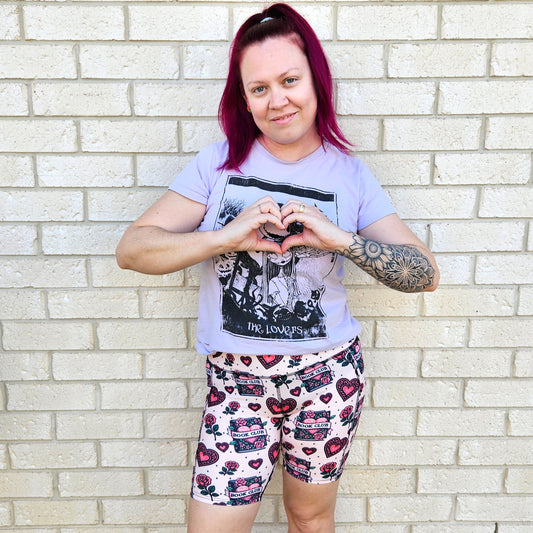 Romance Lovers Book Club Bike Shorts