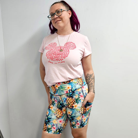 Pineapple Paradise Bike Shorts