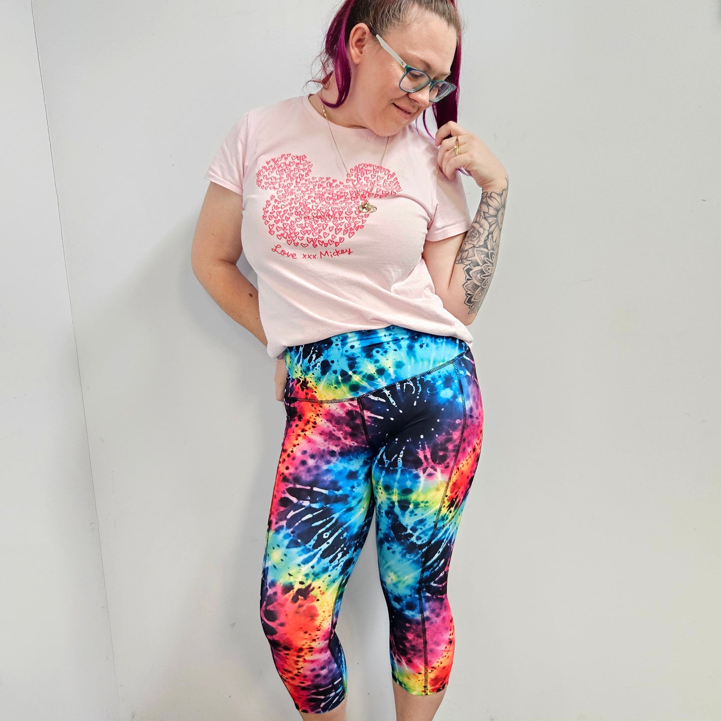Bright & Dyed Capri Leggings