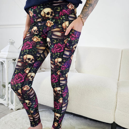 Skulls & Stories Full Length Leggings