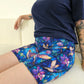 Stained Glass Hummingbirds Bike Shorts