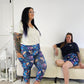 Stained Glass Hummingbirds 3/4 Capri Leggings