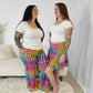 Checker Brightness Skort