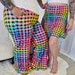 Checker Brightness Skort