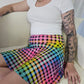 Checker Brightness Skort
