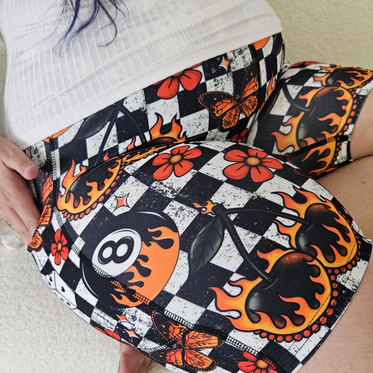 Diner Days Bike Shorts