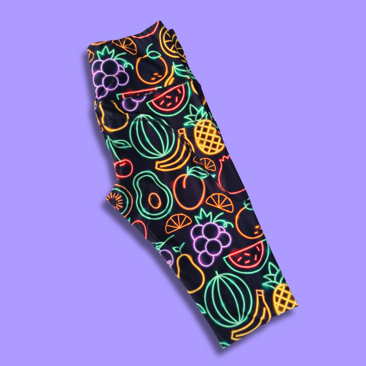 Neon Fruits Leggings