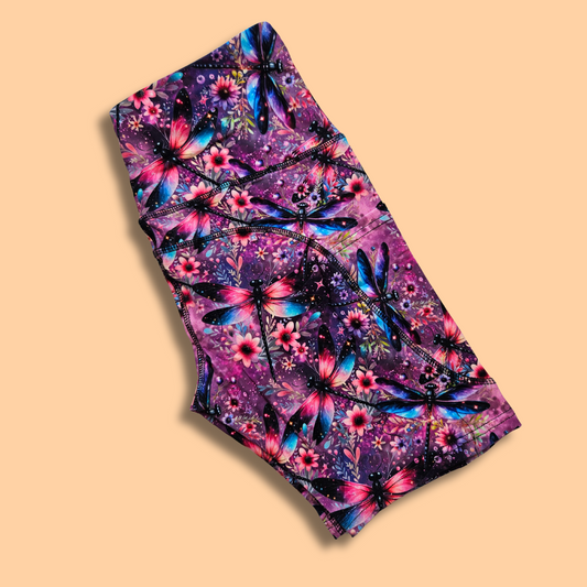 Dragonflies Pockets Bike Shorts