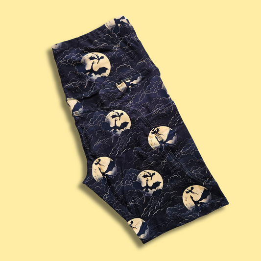 Night Dragon Pockets Bike Shorts