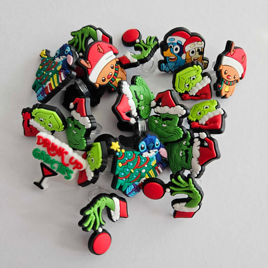 Christmas Straw Toppers